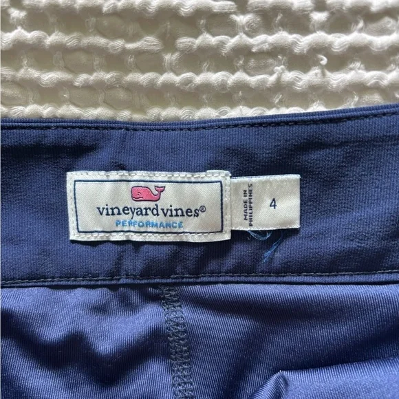 Vineyard Vines Blue Scalloped Golf/Mini Skirt - Picture 4 of 6